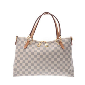 LOUIS VUITTON Damier Azur White Limington White Canvas Tote Bag
